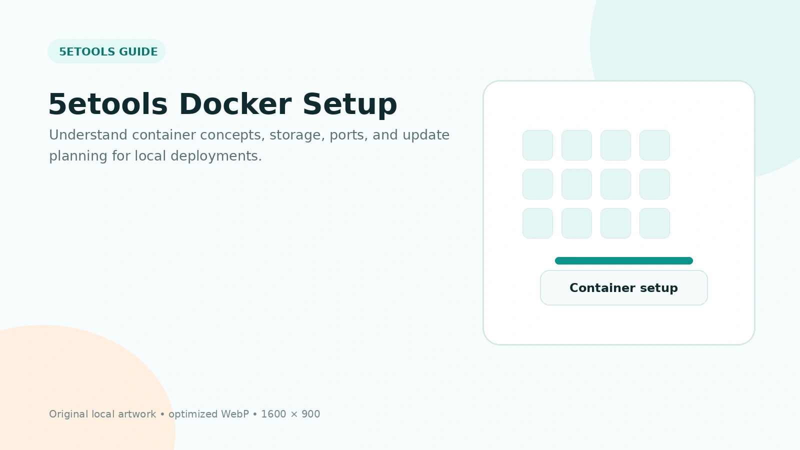 5etools Docker Setup: Container Planning Guide artwork
